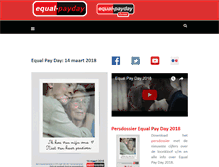 Tablet Screenshot of equalpayday.be