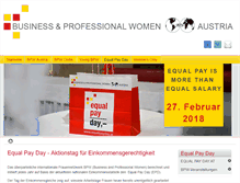 Tablet Screenshot of equalpayday.at